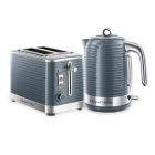 Inspire Kettle and Toaster Set Grey 2 Slice