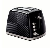 Textured 2-Slice Toaster Black