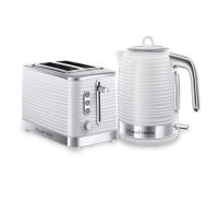 Inspire Kettle and Toaster Set White 2 Slice