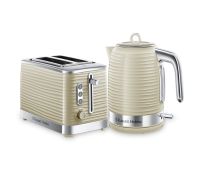 Inspire Cream Kettle and 2 Slice Toaster Set