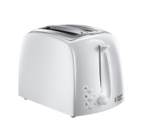 Textures 2 slice Toaster - White