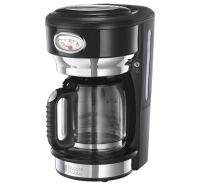 Retro Black Glass Coffee Maker