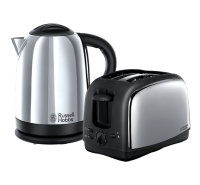 Lincoln 2 Slice Toaster and Kettle Twin Pack