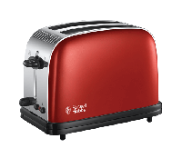 Colours+ 2 Slice Toaster Red 