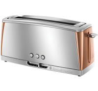 Luna Toaster 2 Slice Long Slot Copper