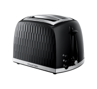 Honeycomb 2 Slice Black Toaster