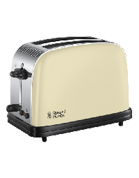 Colours+ 2 Slice Toaster Cream