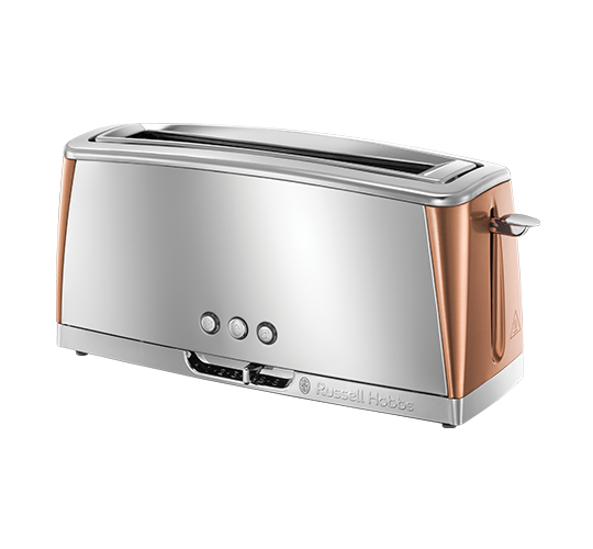 Luna Toaster 2 Slice Long Slot Copper